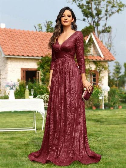 Sequin Evening Gown