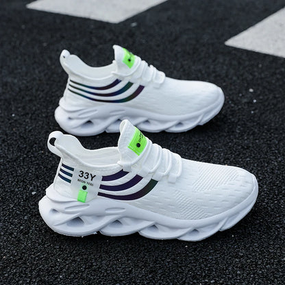 Vulcanized Mesh Jogging Sneakers