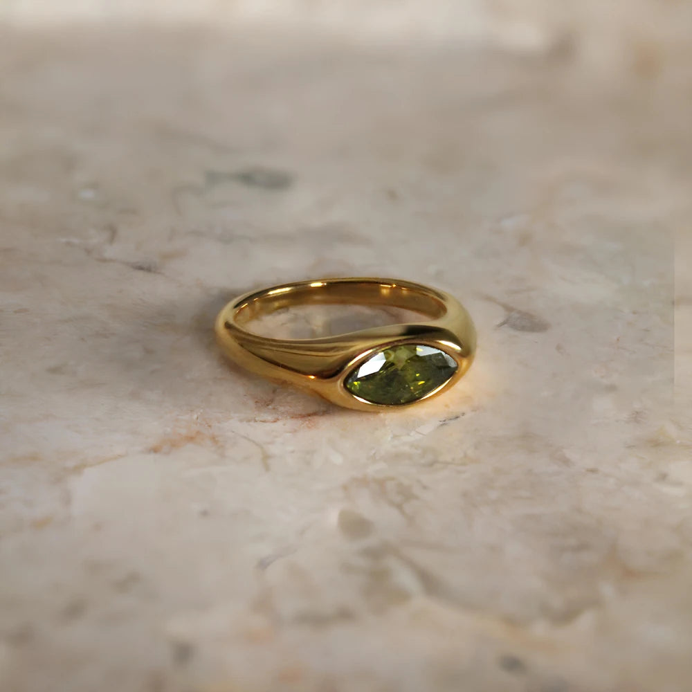 Zircon Cocktail Ring