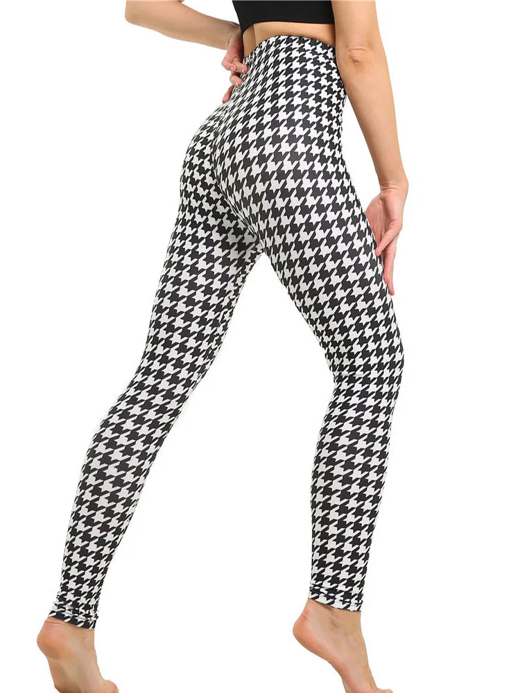 Graffiti Floral Print Leggings