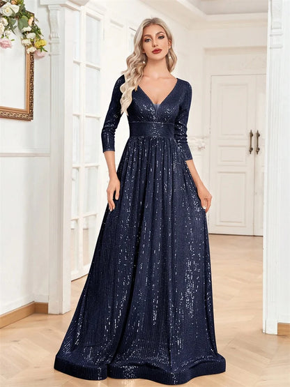 Sequin Evening Gown