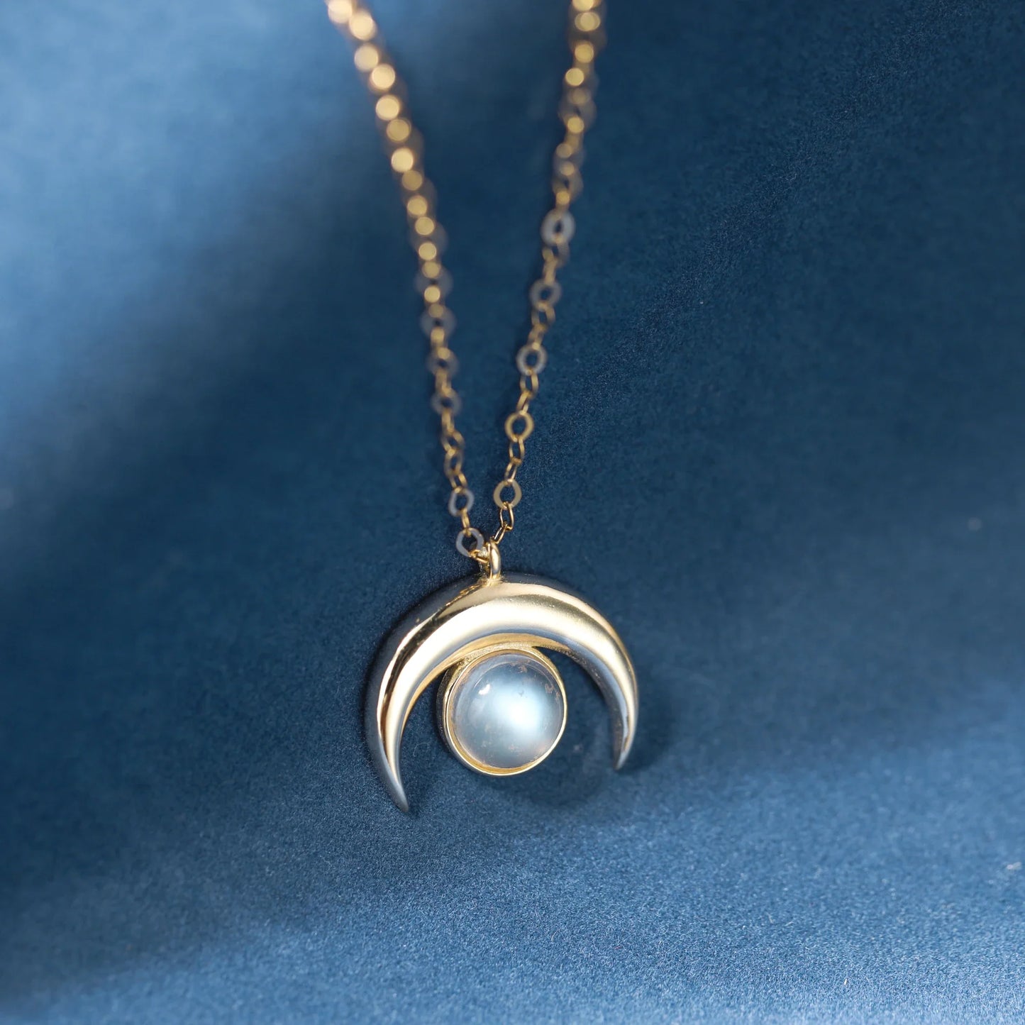 Moonstone Pendant Necklace