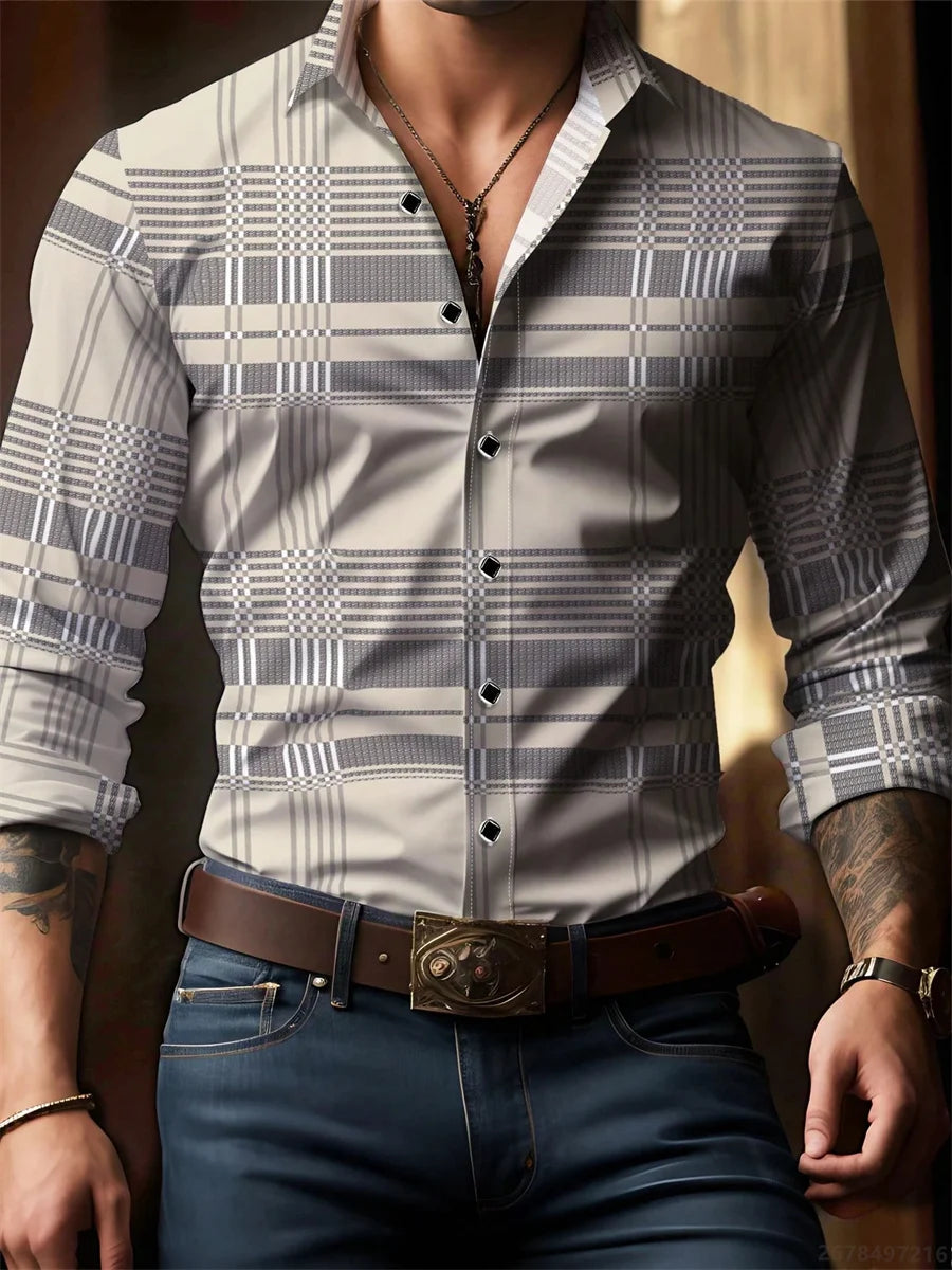 Printed Long Sleeve Shirt