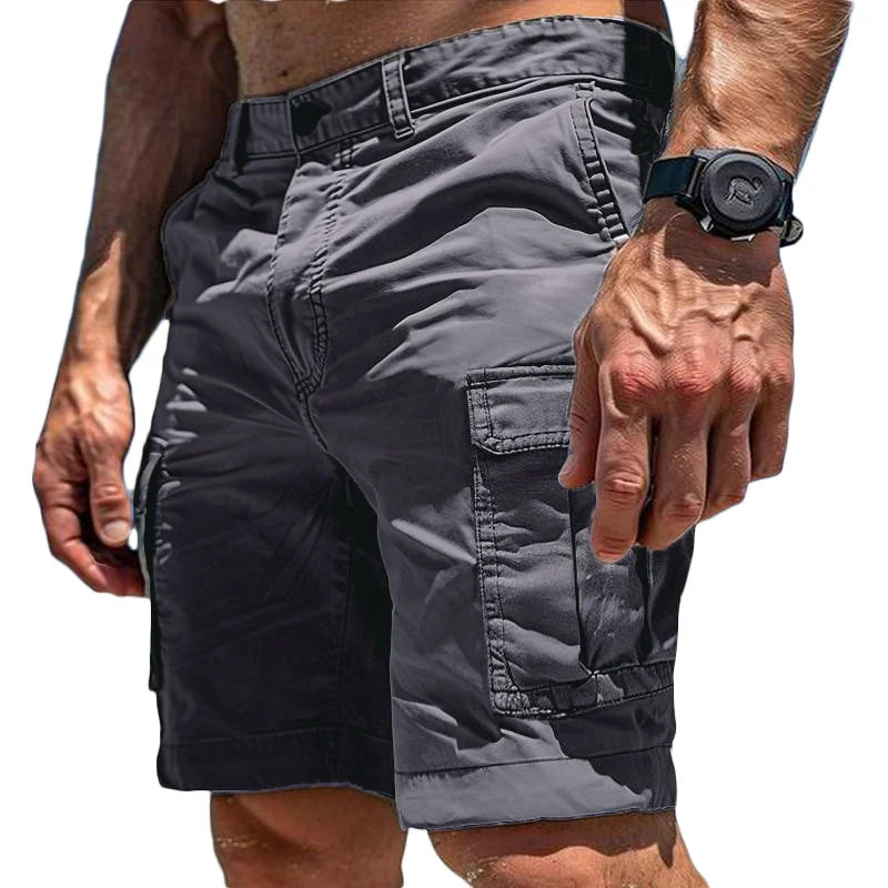 Wear-Resistant Multi-Pocket Cargo Shorts