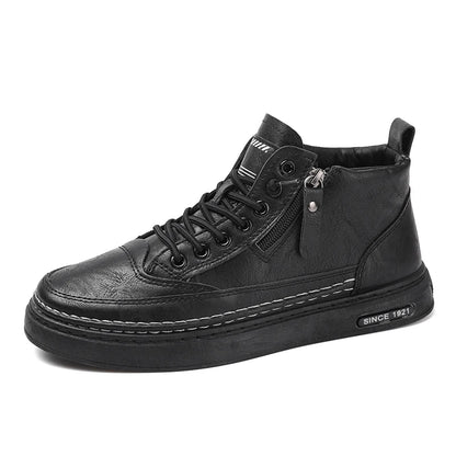Leather Autumn Winter Boots