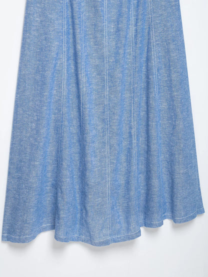 Denim Slip Dress