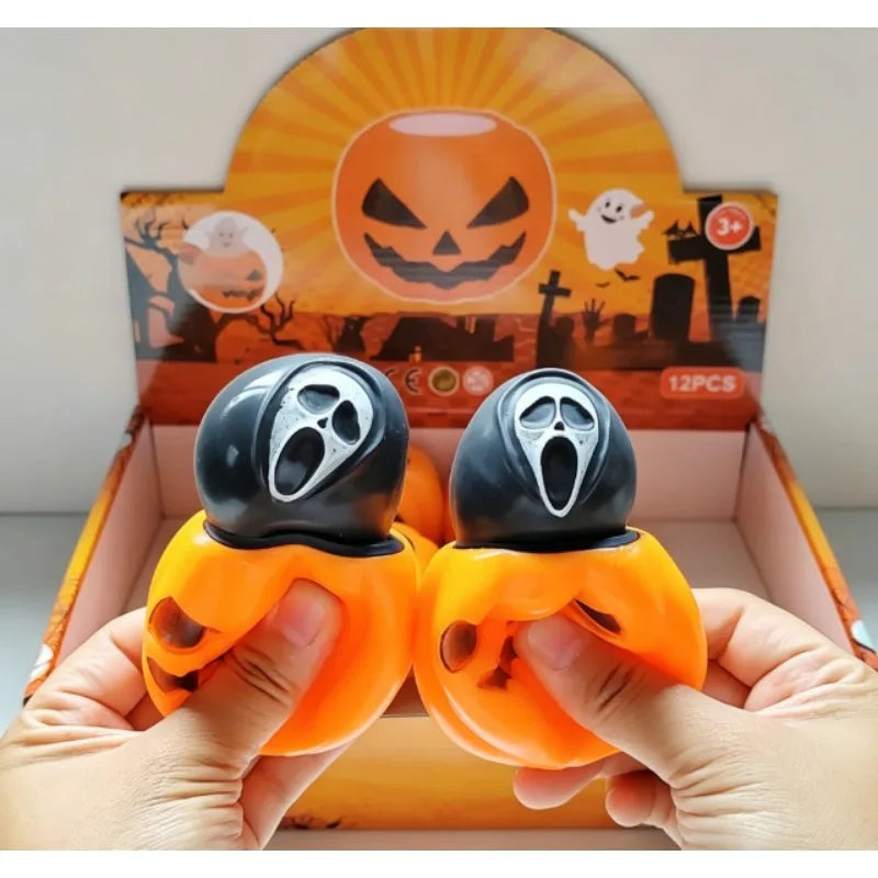 Pumpkin Doughnut Squishy Fidget Toy