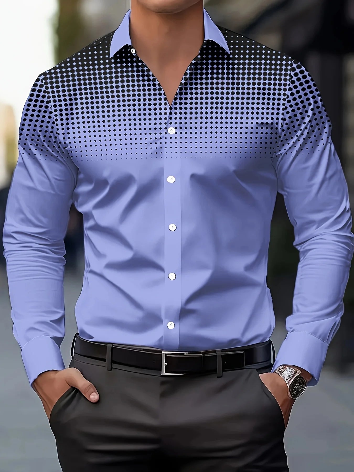 Printed Casual Spring Shirt
