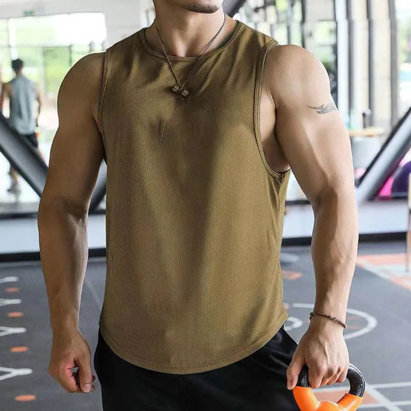 Mesh Workout Tank Top