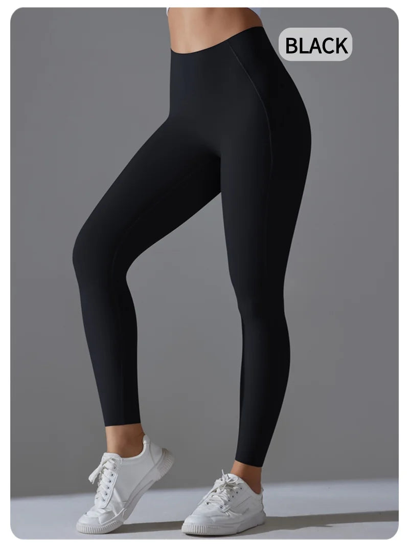 Peach Hip-Lift Yoga Leggings