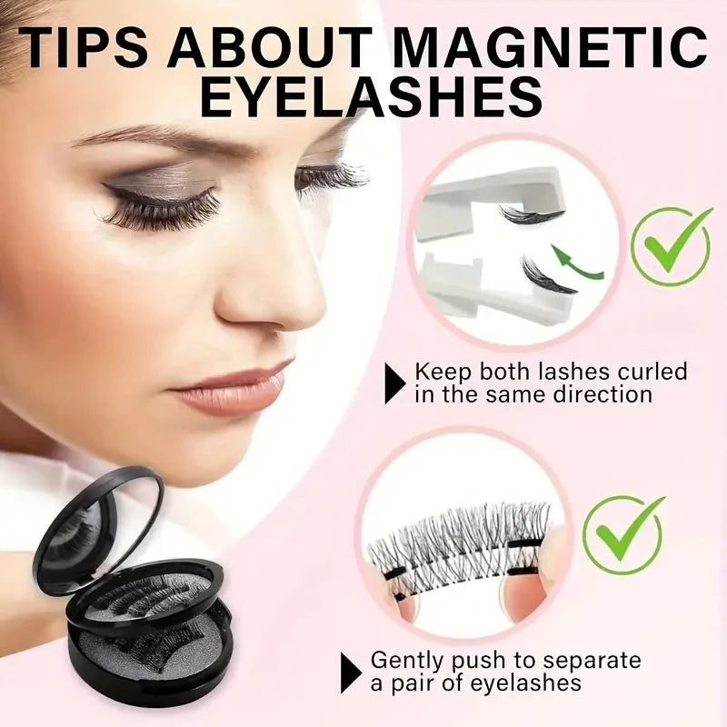 Magnetic Natural Cluster Lashes
