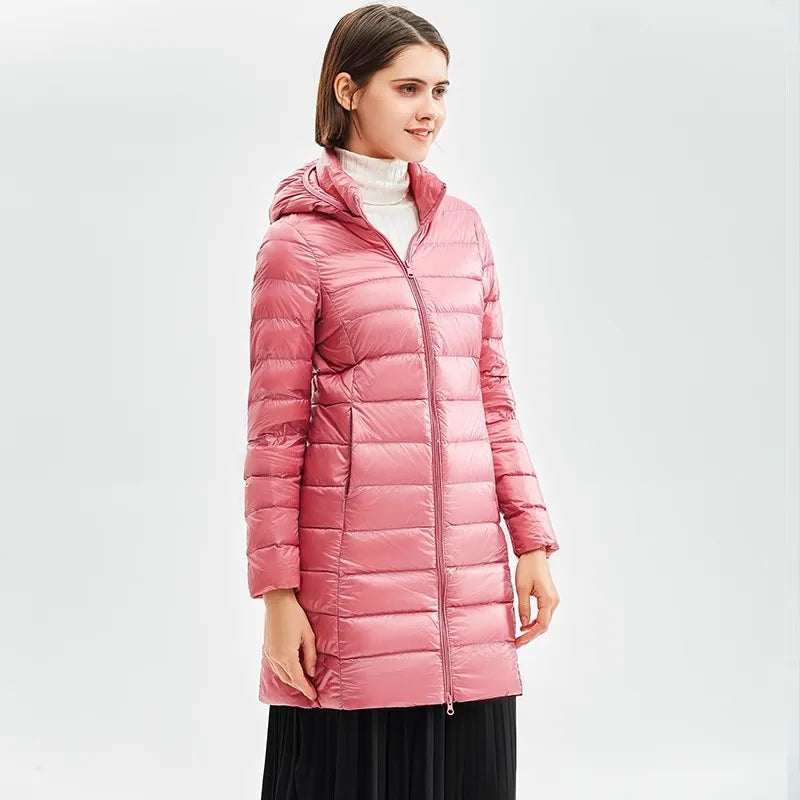 Packable Hooded Down Coat