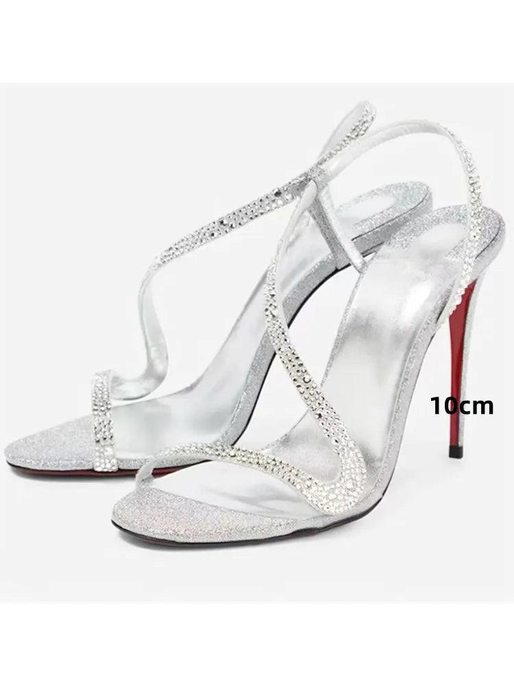 Serpentine Stiletto Sandals