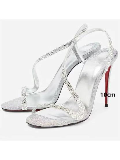 Serpentine Stiletto Sandals