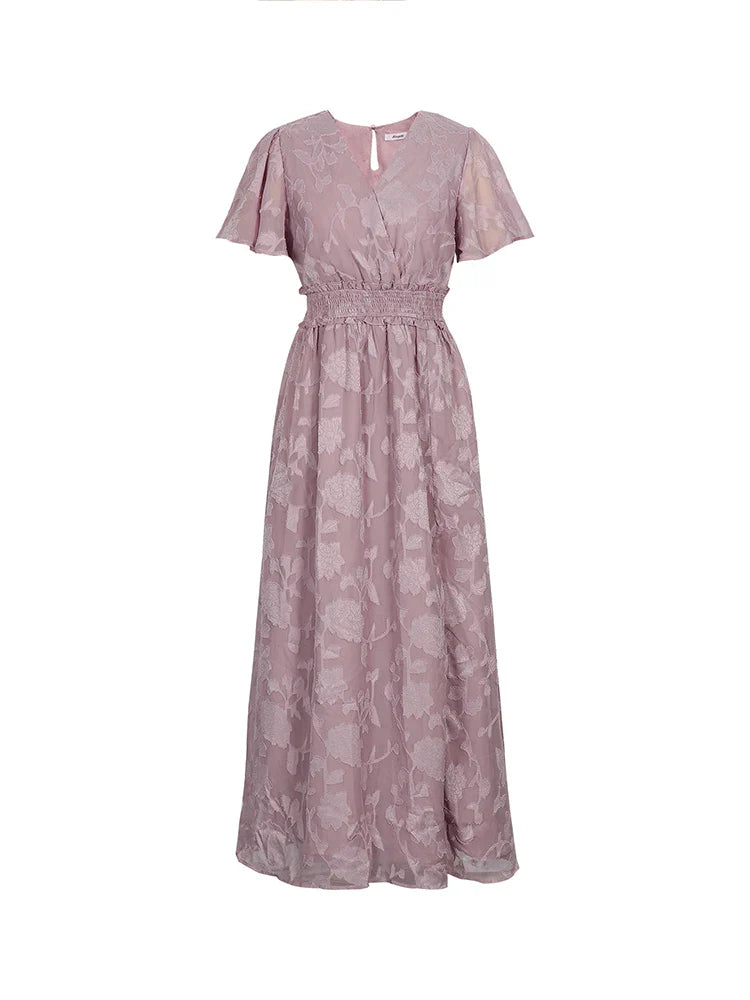 V-Neck Maxi Summer Dress