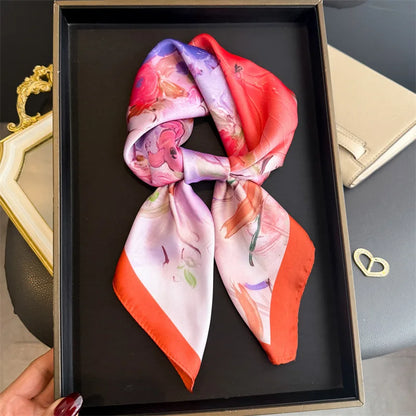Oil Painting Print Square Scarf