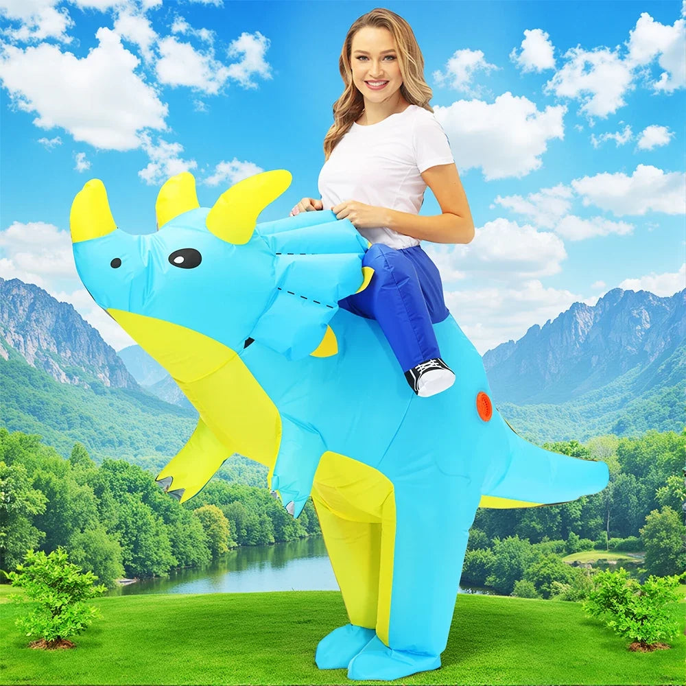 Inflatable Dinosaur Mascot Costume
