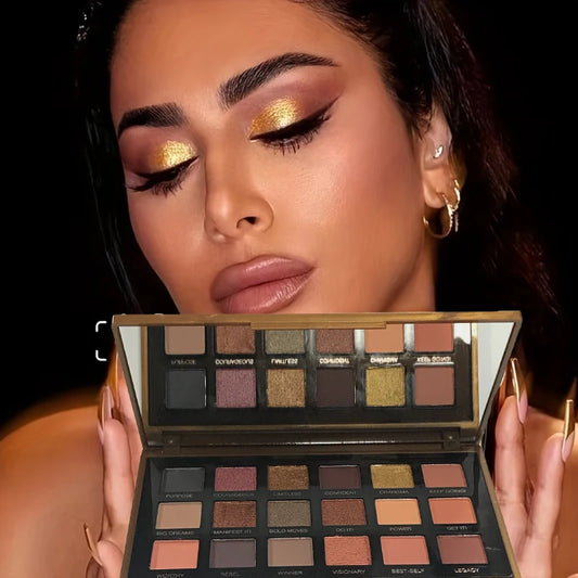 Rose Gold Glitter Eyeshadow Palette