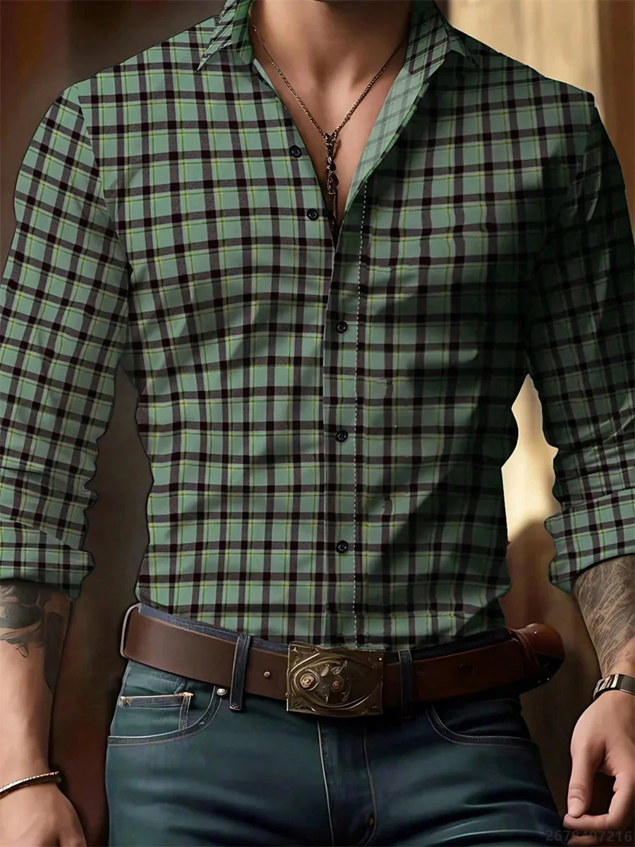 Printed Long Sleeve Shirt