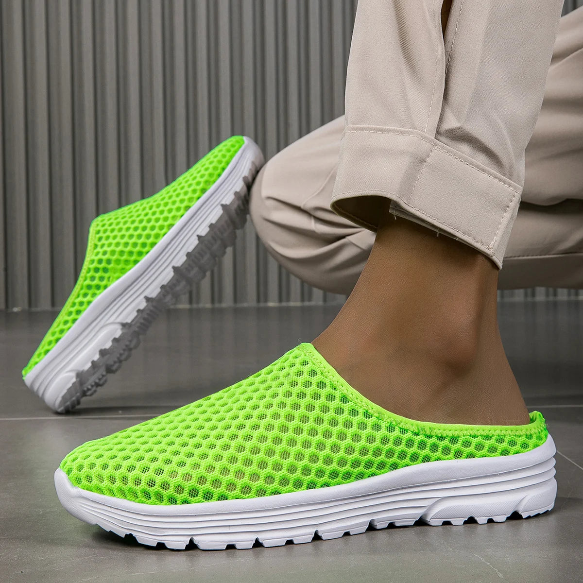 Air Mesh Lazy Slippers