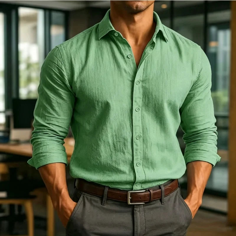 Stretch Casual Long Shirt