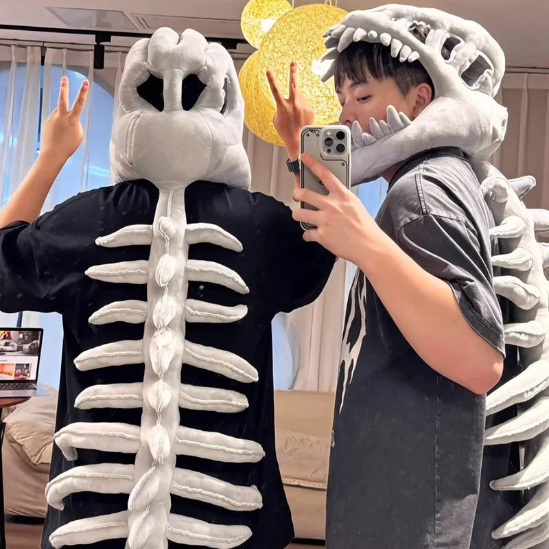 Dinosaur Skeleton Plush Costume