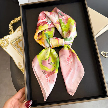 Printed Neckerchief Sunscreen Scarf