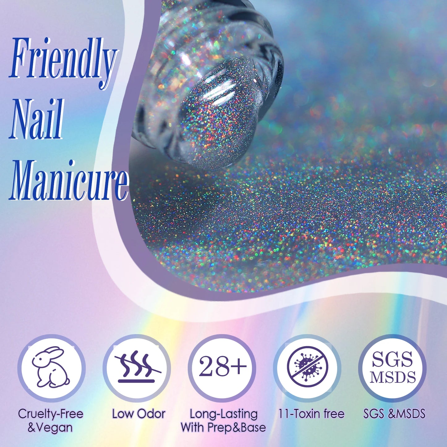 15ml Rainbow Nail Gel Polish