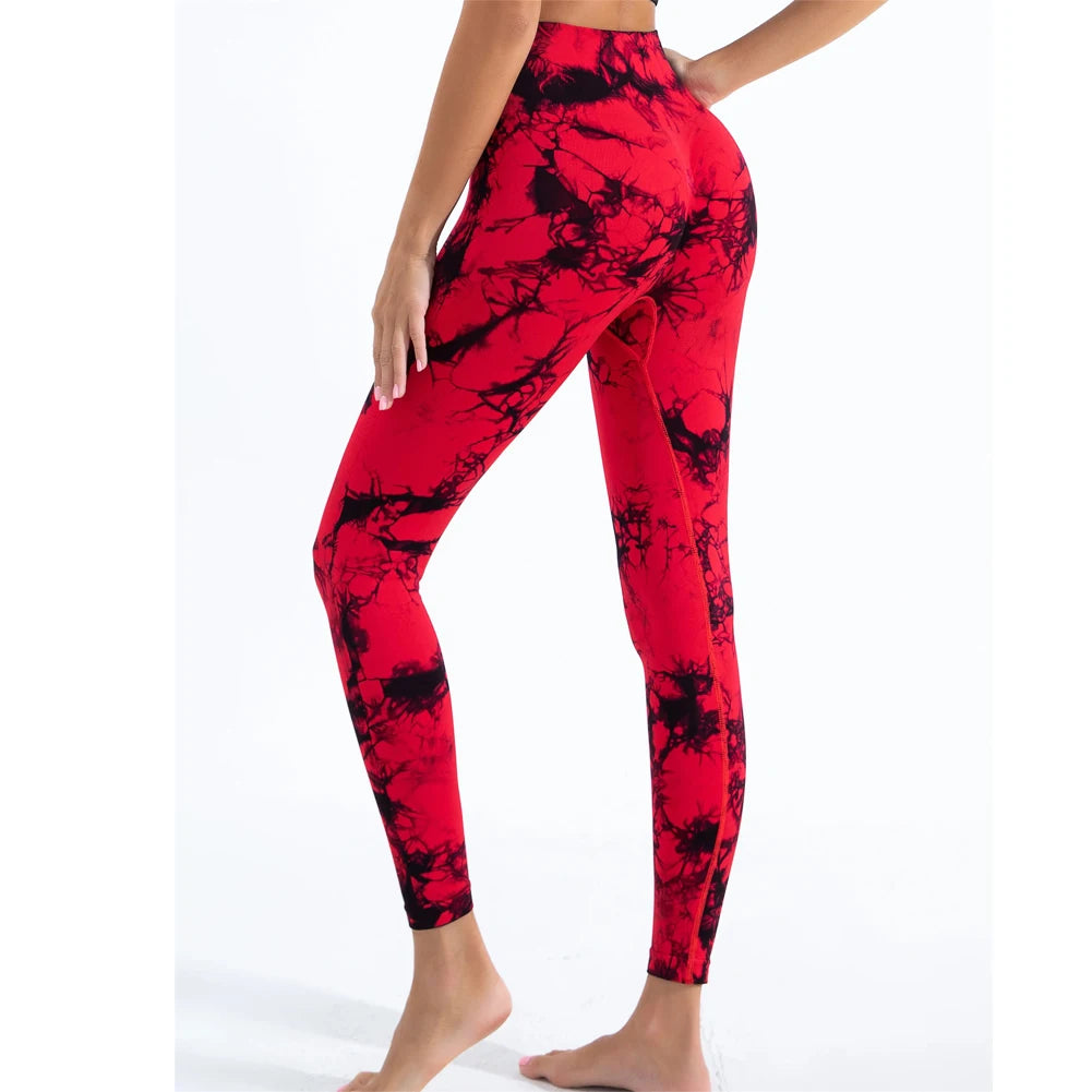 Tie-Dye Seamless Butt-Lift Leggings