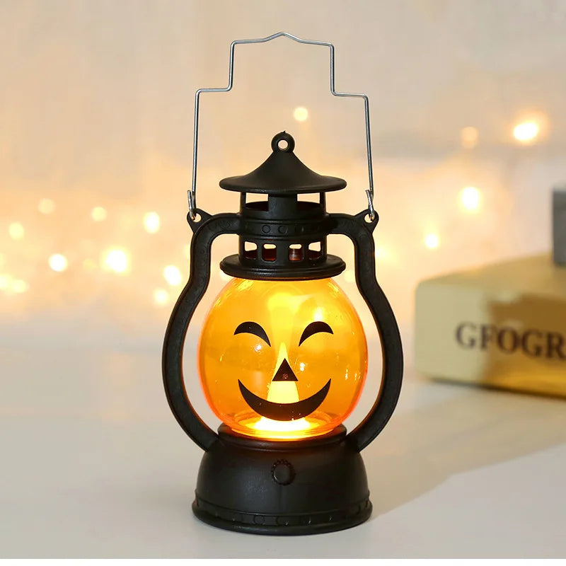 LED Pumpkin Lantern Light
