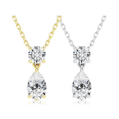 Pear Moissanite Pendant
