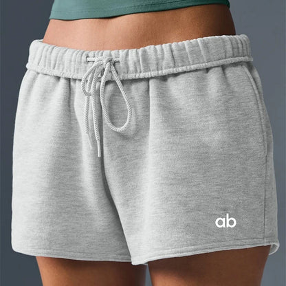 Cotton Drawstring Fitness Shorts
