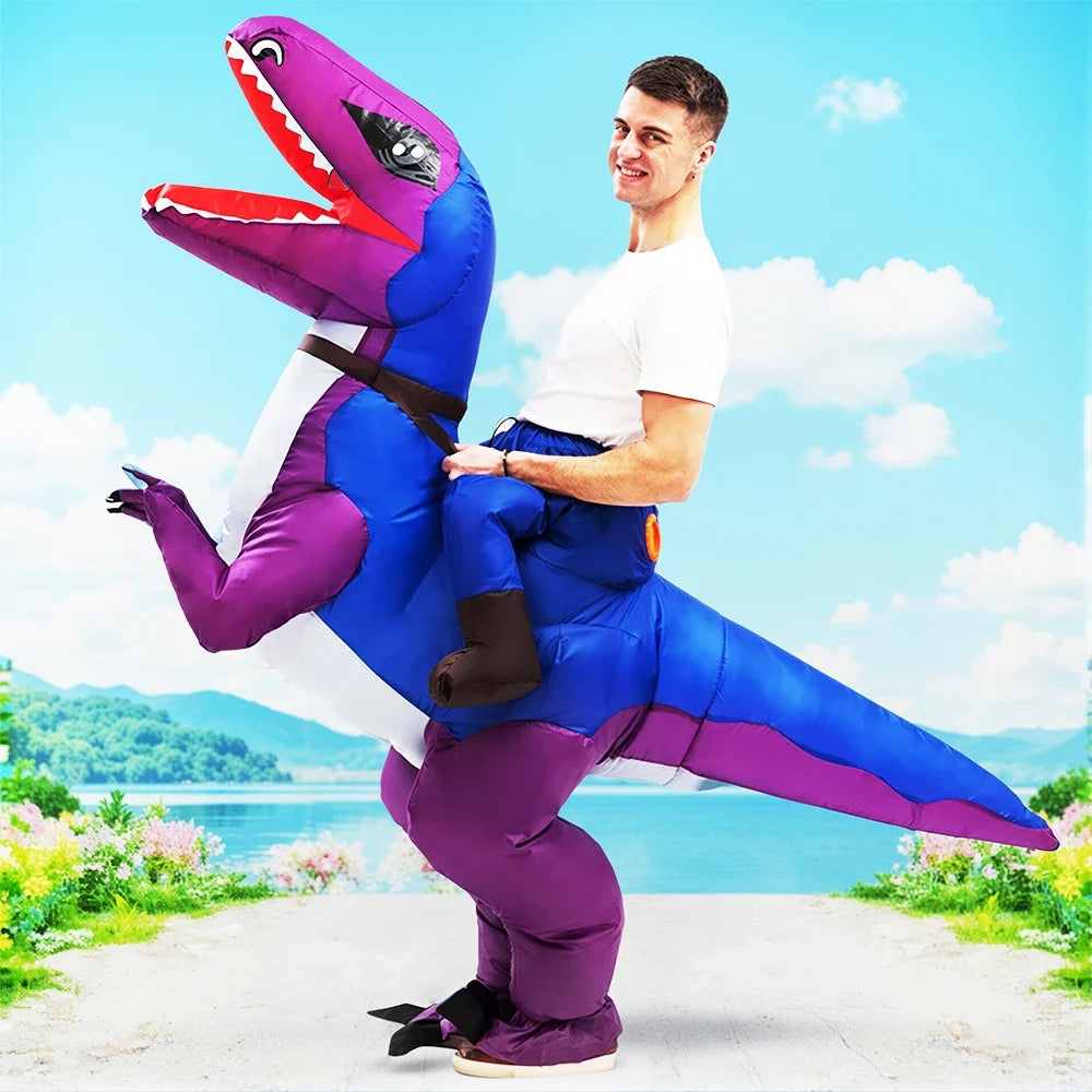 Inflatable Dinosaur Mascot Costume