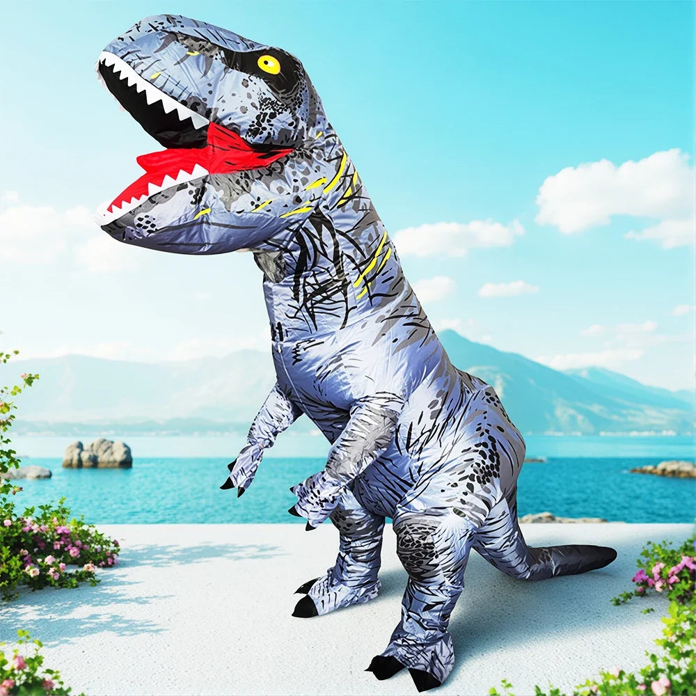 Inflatable Dinosaur Mascot Costume