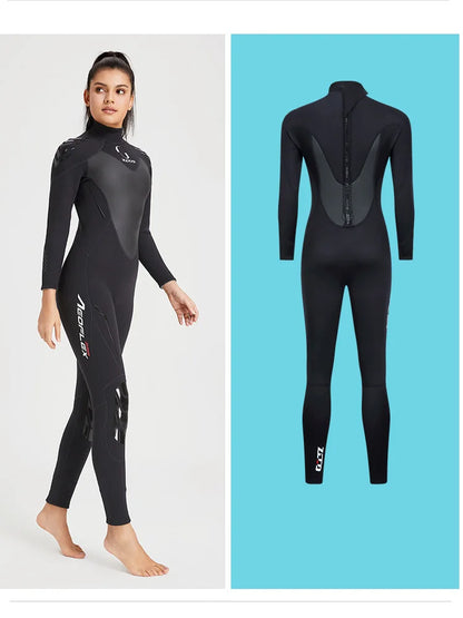 Back-Zip Full Body Wetsuit