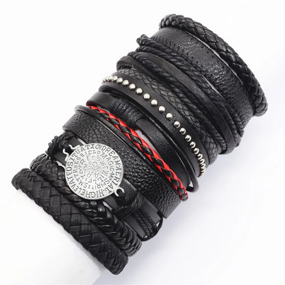 Leather Wrap Rope Bracelet