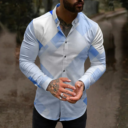 Casual Stretch Button Shirt