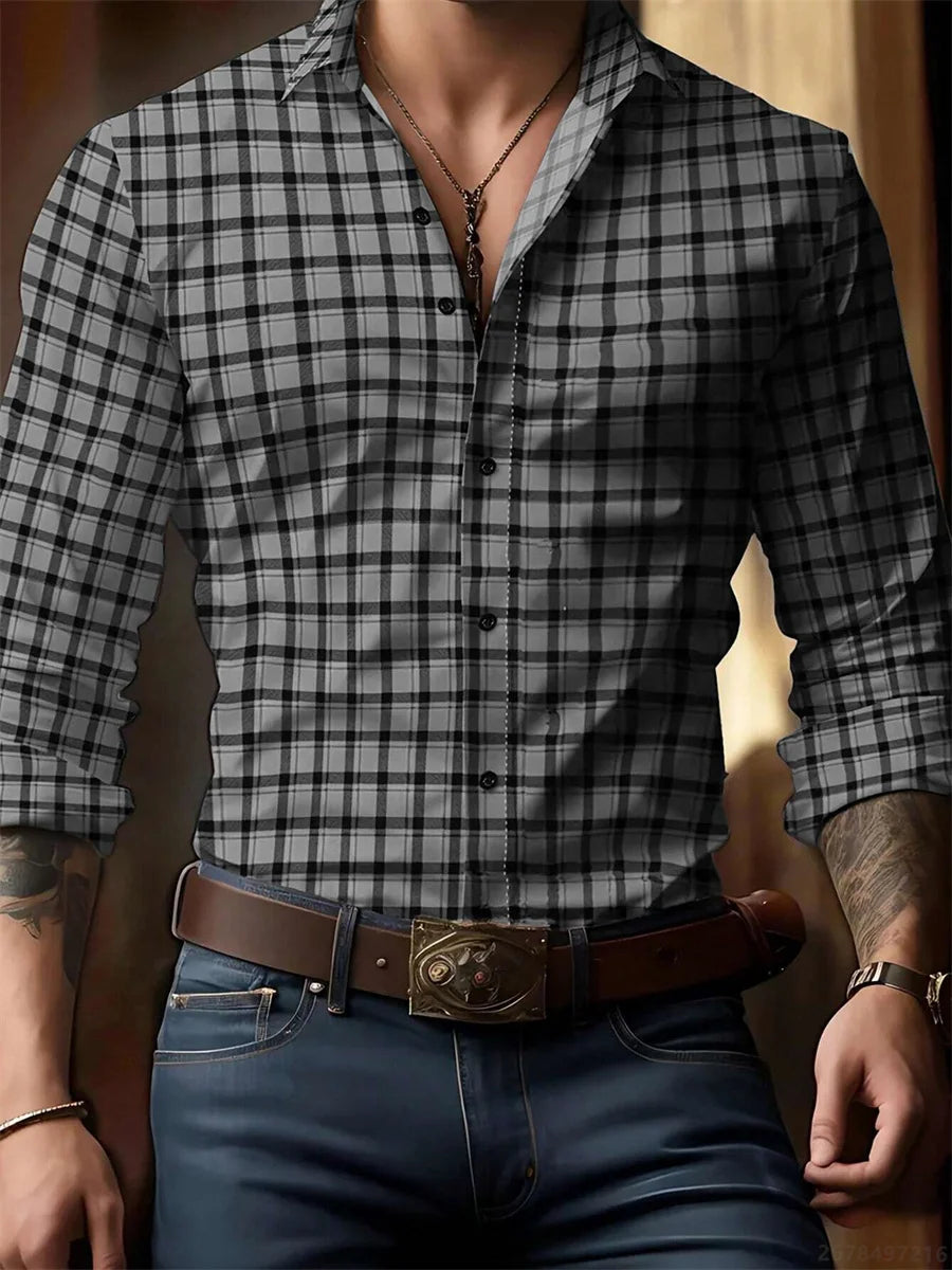 Printed Long Sleeve Shirt