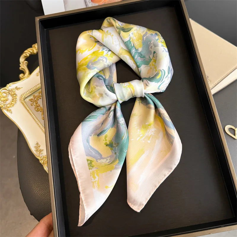 Printed Neckerchief Sunscreen Scarf