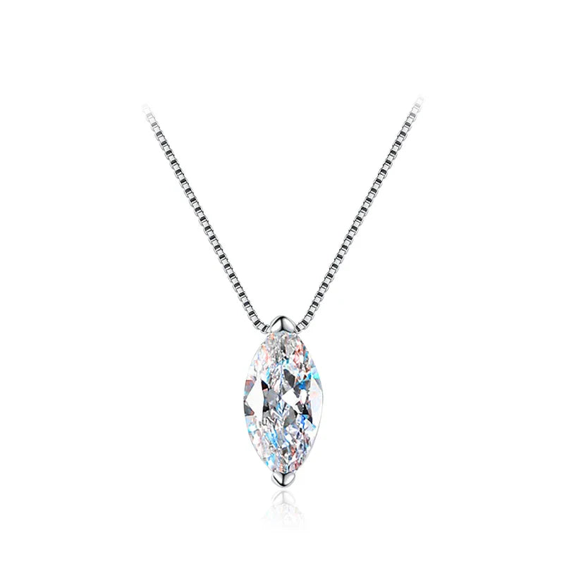 Marquise Moissanite Necklace