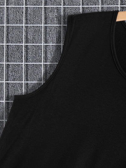 Retro Streetwear Print Tank Top