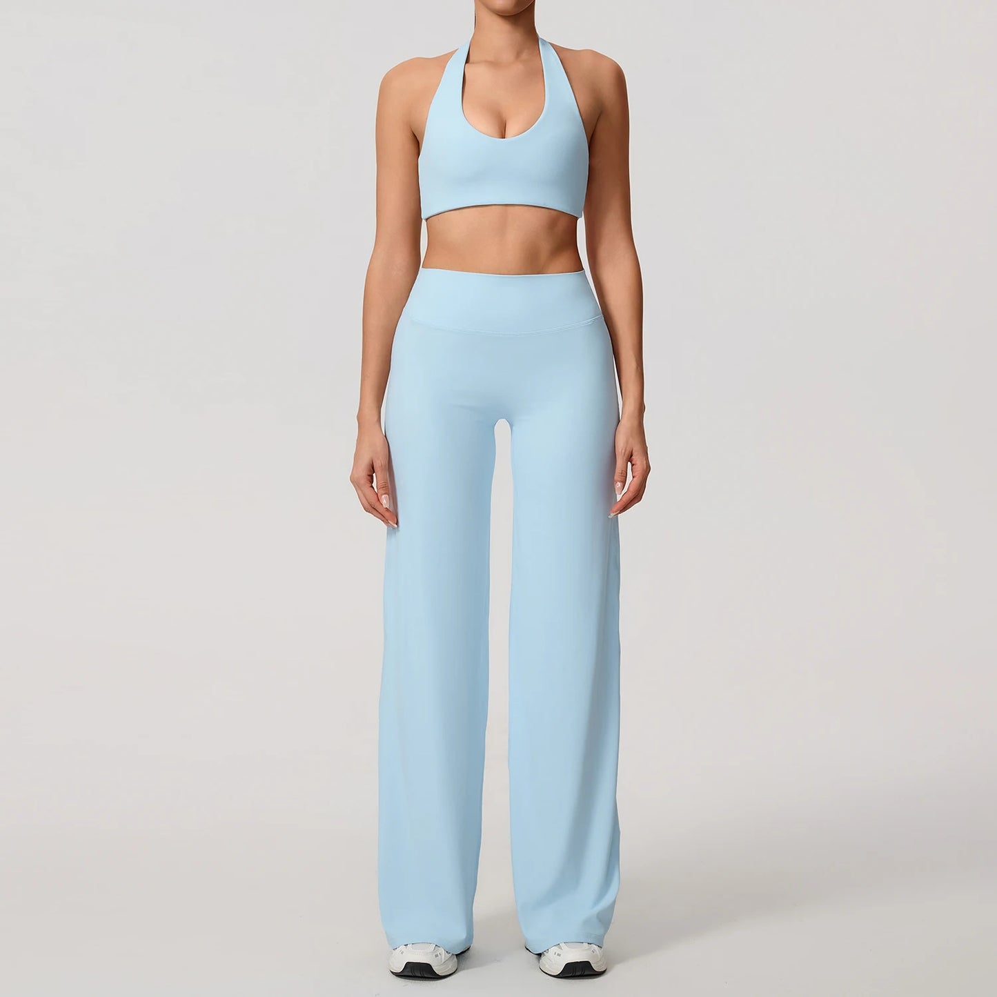 Bell-Bottom Sports Bra Set