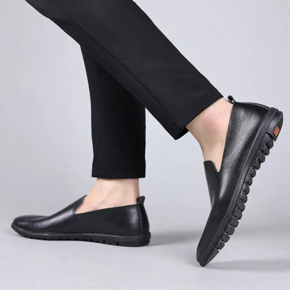 Leather Slip On Shoes