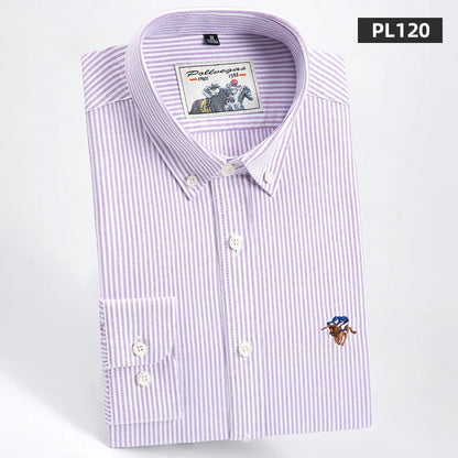 Oxford Striped Business Shirt