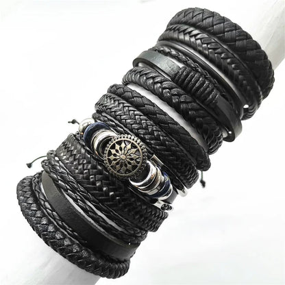 Leather Wrap Rope Bracelet