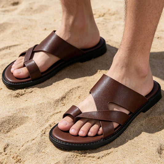 Anti-Slip Cross Strap Sandals