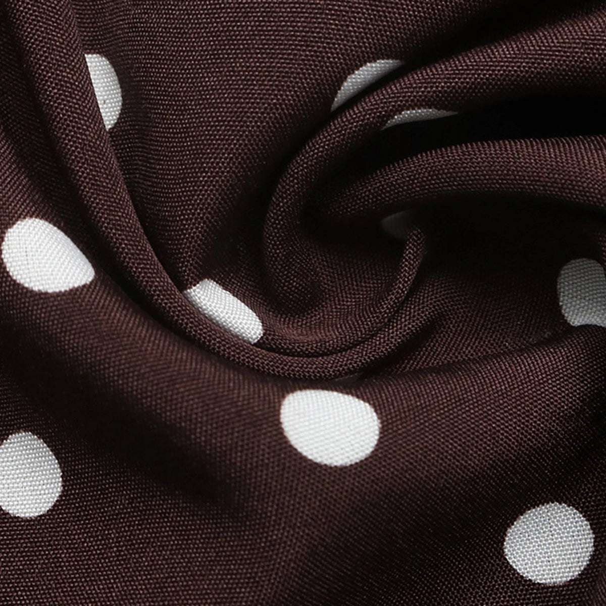 Polka Dot Sleeveless A-Line Dress
