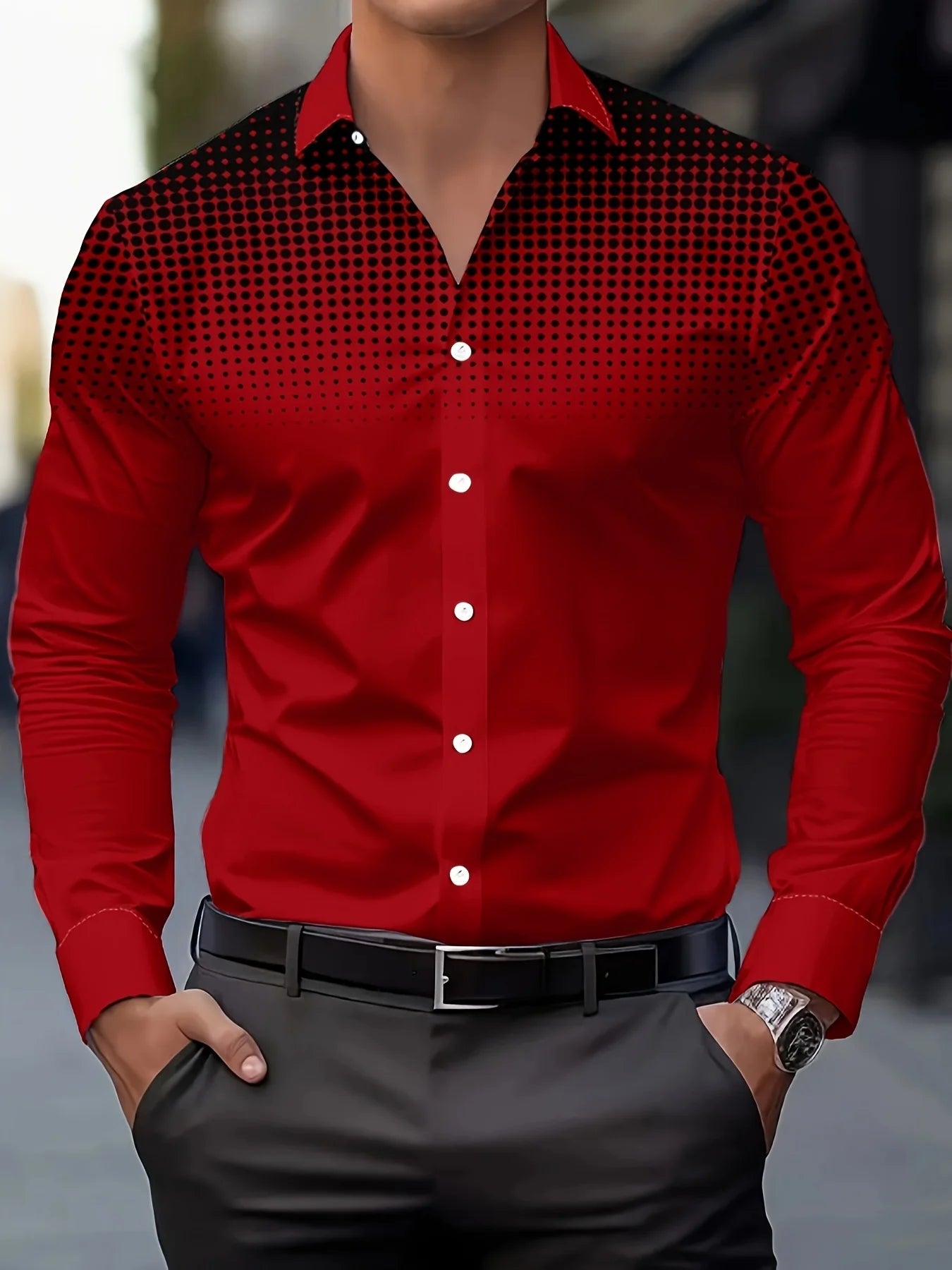 Printed Casual Spring Shirt