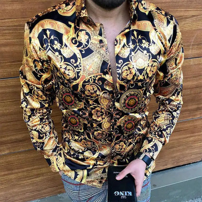 Casual Stretch Button Shirt