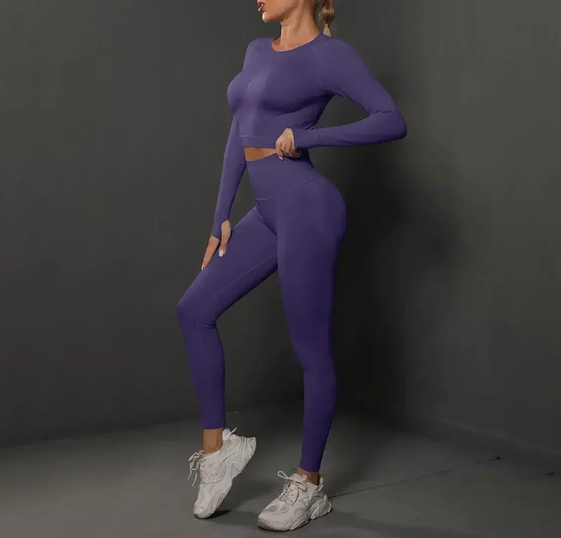 Hip-Lift Seamless Yoga Set